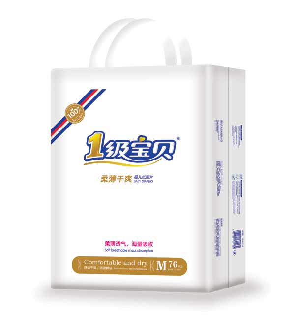 1級(jí)寶貝柔薄干爽大包尿片M