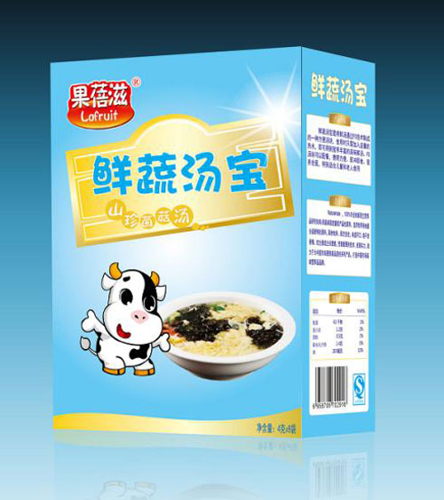 果蓓滋三珍菌菇鮮蔬湯寶