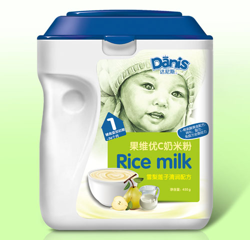 達(dá)尼斯雪梨蓮子果維優(yōu)C奶米粉1段