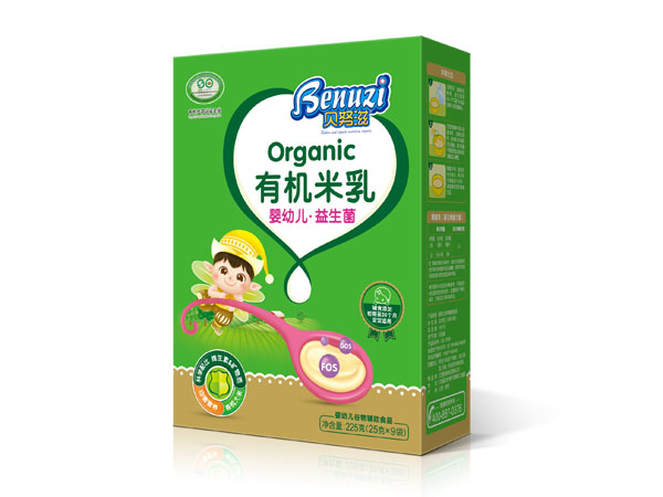 貝努滋嬰幼兒益生菌有機(jī)米乳