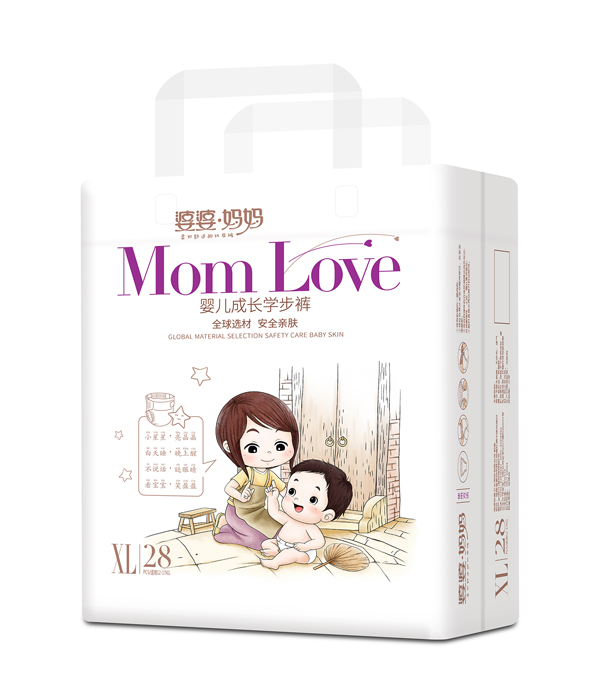 婆婆·媽媽嬰兒成長學(xué)步褲XL