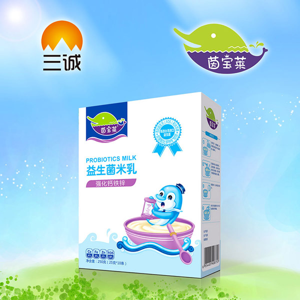 茵寶萊強(qiáng)化鈣鐵鋅益生菌米乳盒裝