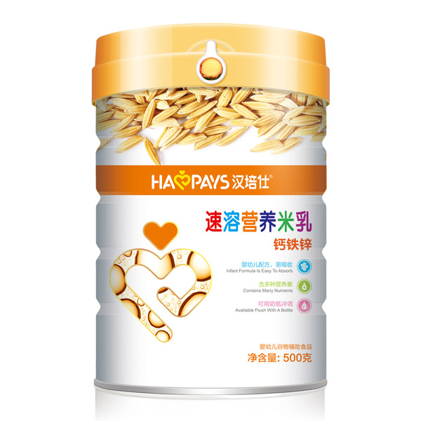 漢培仕速溶營(yíng)養(yǎng)米乳鈣鐵鋅聽裝