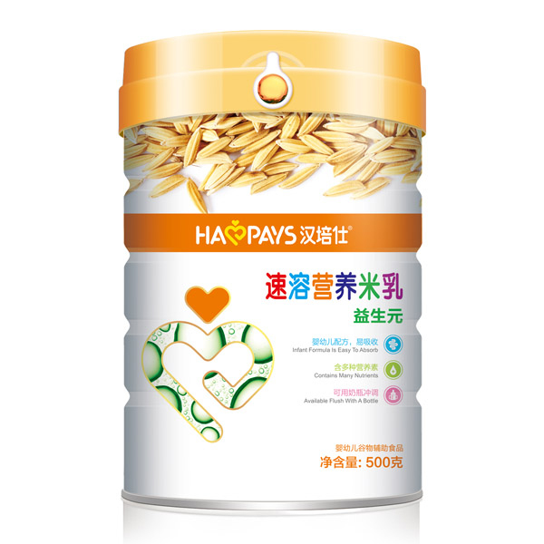 漢培仕速溶營(yíng)養(yǎng)米乳復(fù)合益生元聽裝