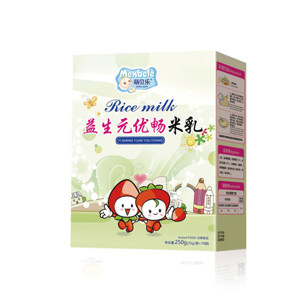 萌貝樂(lè)益生元優(yōu)暢米乳-盒裝