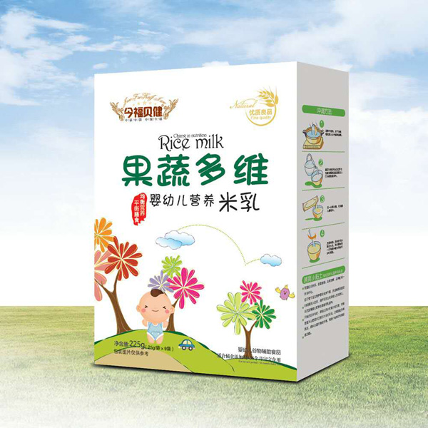 今福貝健嬰幼兒營(yíng)養(yǎng)米乳盒裝(果蔬多維)