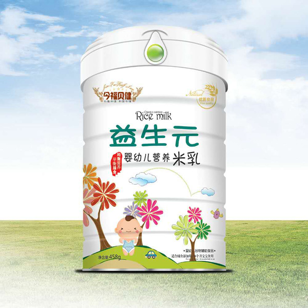 今福貝健嬰幼兒營(yíng)養(yǎng)米乳聽裝(益生元)