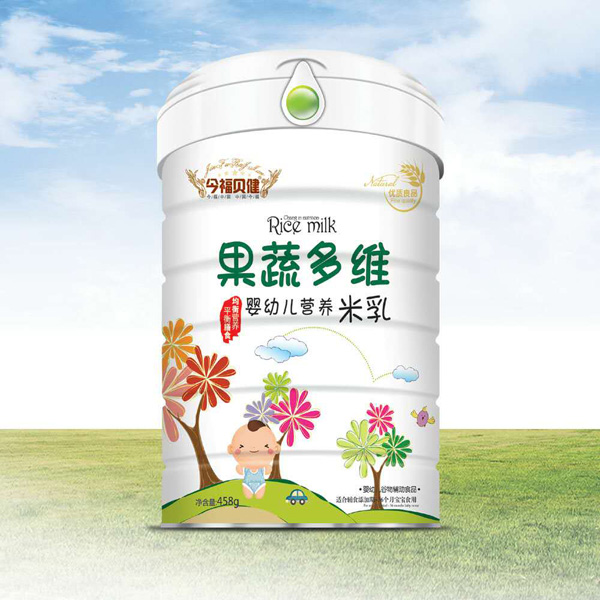 今福貝健嬰幼兒營(yíng)養(yǎng)米乳聽裝(果蔬多維)