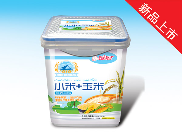 倍樂媽咪營(yíng)養(yǎng)米粉-小米+玉米樂扣裝525克