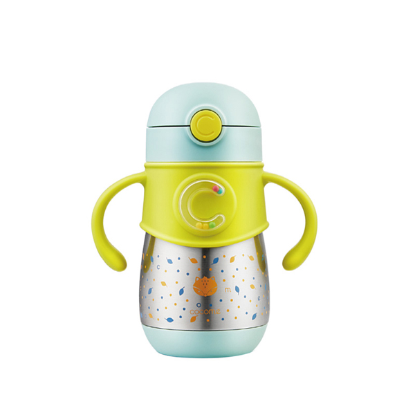 可可萌CC保溫杯 手柄款 綠色