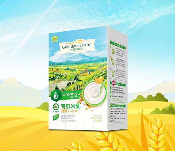 外婆的農(nóng)莊有機米乳-胡蘿卜小米 盒裝