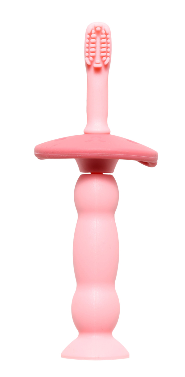 有貝硅膠牙刷 粉色