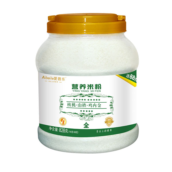 愛蓓樂營養(yǎng)米粉-核桃山楂雞內(nèi)金828g