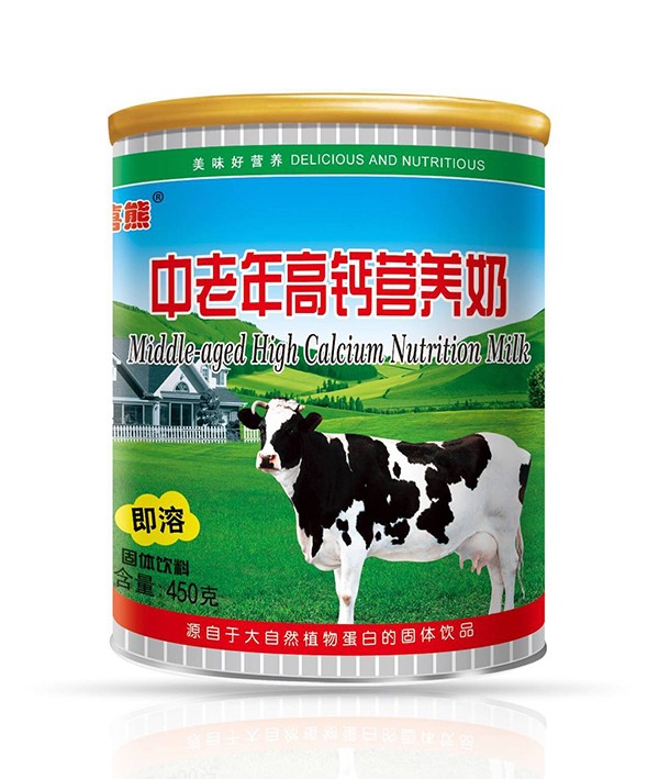 嘻嘻熊中老年高鈣營(yíng)養(yǎng)奶