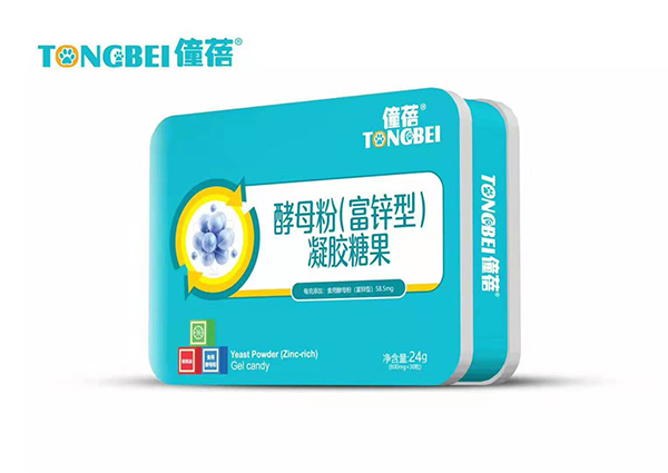 僮蓓酵母粉(富鋅型)凝膠糖果