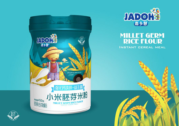 嘉多慧小米胚芽米粉-強(qiáng)化鈣鐵鋅+益生菌