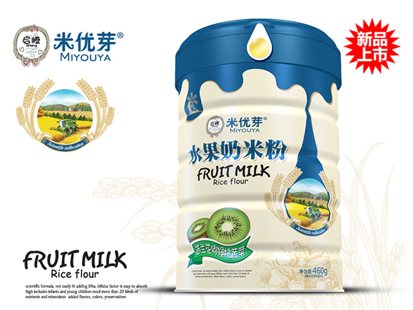 米優(yōu)芽水果奶米粉-西蘭花獼猴桃蔬菜聽(tīng)裝