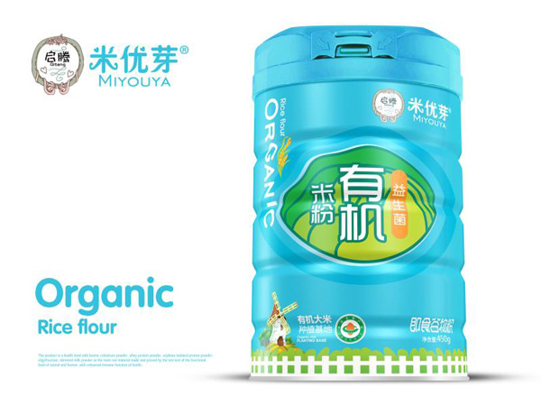 米優(yōu)芽有機米粉-益生菌聽裝