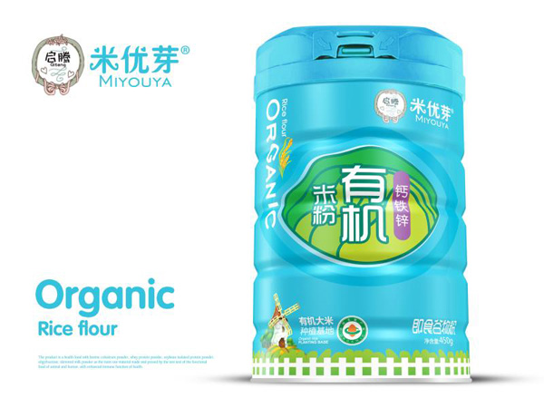 米優(yōu)芽有機米粉-鈣鐵鋅聽裝