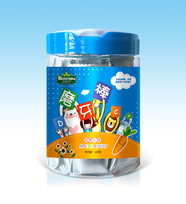 貝熙優(yōu)胡蘿卜味磨牙棒 罐裝