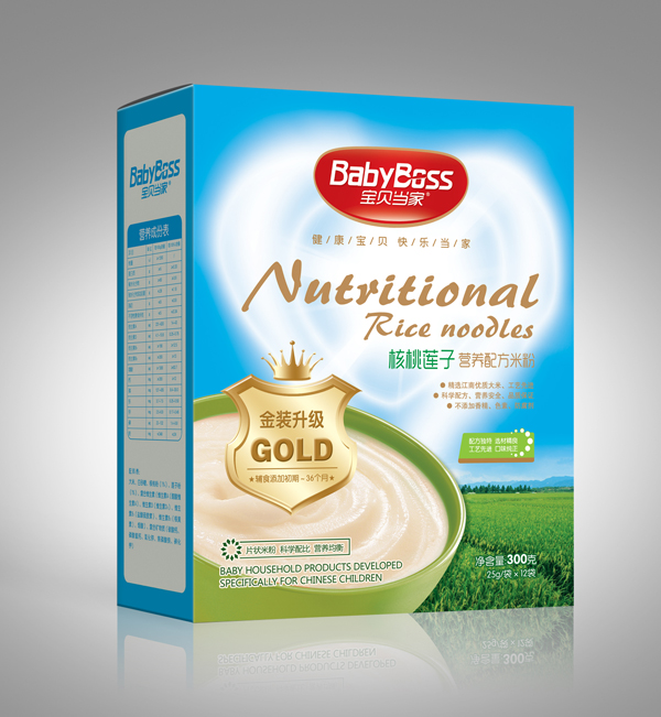 寶貝當(dāng)家核桃蓮子配方營(yíng)養(yǎng)米粉 盒裝