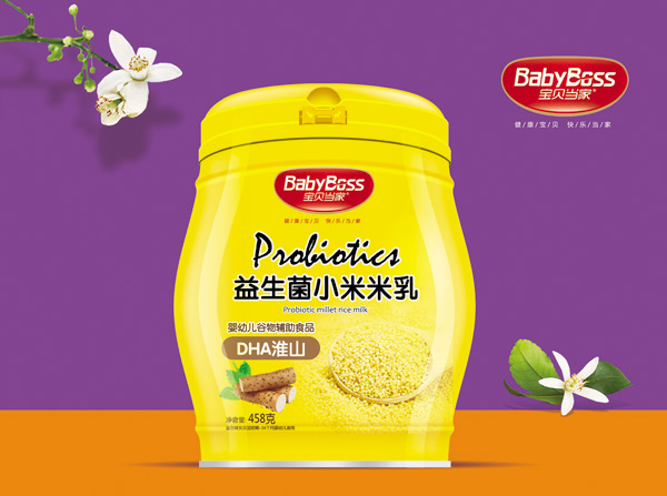 寶貝當家DHA淮山益生菌小米米乳