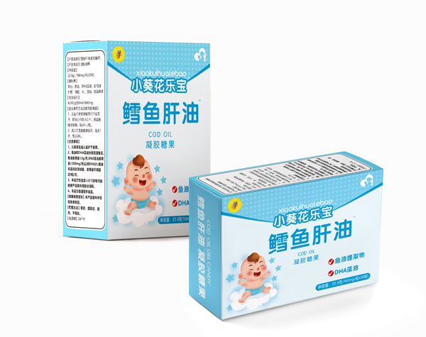 小葵花樂寶鱈魚肝油凝膠糖果