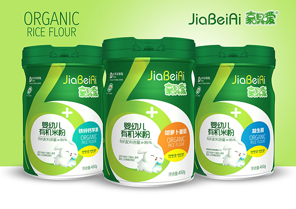 嘉唄噯嬰幼兒有機(jī)米粉