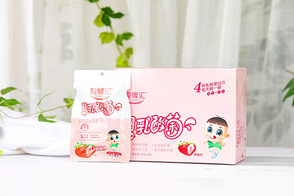 嬰博匯活性乳酸菌壓片糖果 草莓味