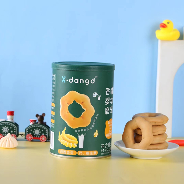 香噹噹嬰幼兒磨牙圈-香蕉牛奶味