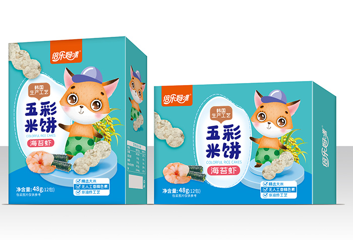 倍樂媽咪五彩米餅-海苔蝦味