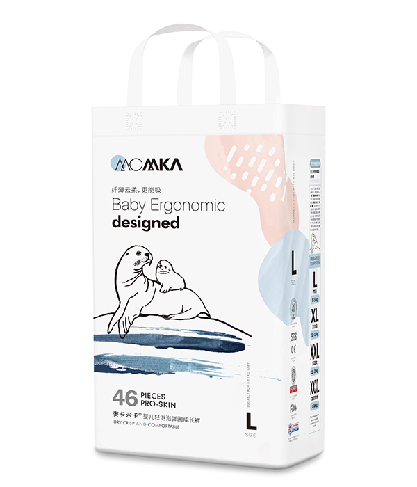 麥卡米卡嬰兒輕泡泡彈圍成長(zhǎng)褲L46