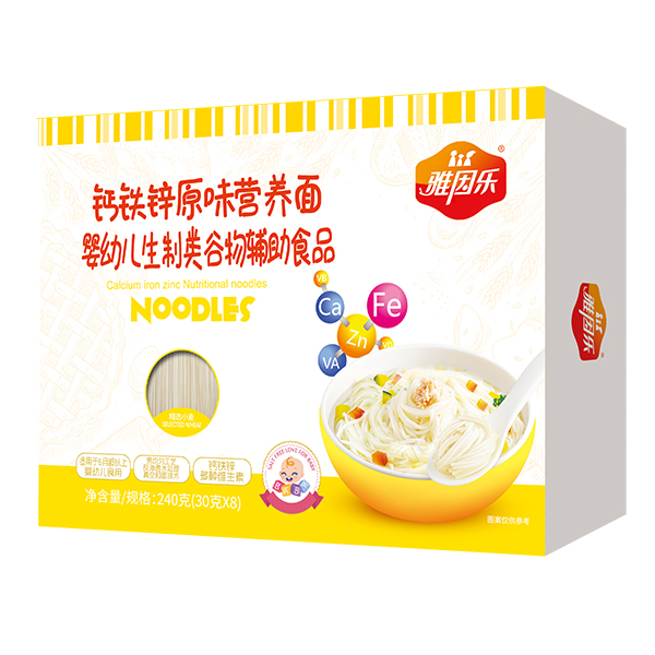 雅因樂鈣鐵鋅原味營(yíng)養(yǎng)面240g