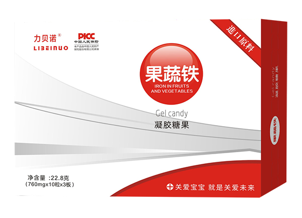力貝諾果蔬鐵凝膠糖果 橫版