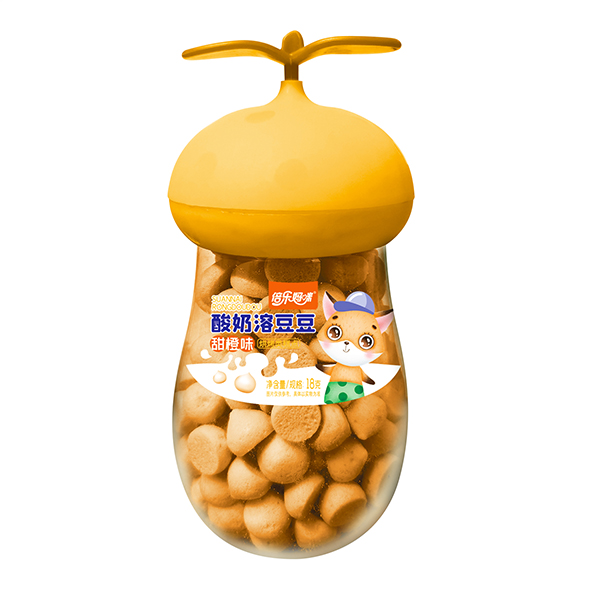 倍樂(lè)媽咪酸奶溶豆豆-樹(shù)葉罐甜橙味