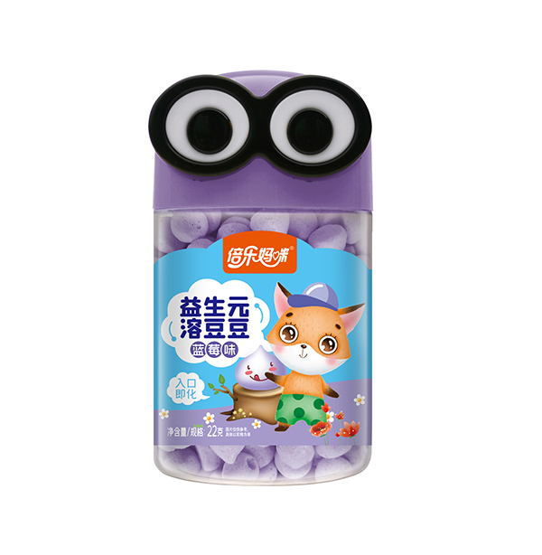 倍樂(lè)媽咪益生元溶豆豆-大眼萌罐藍(lán)莓味