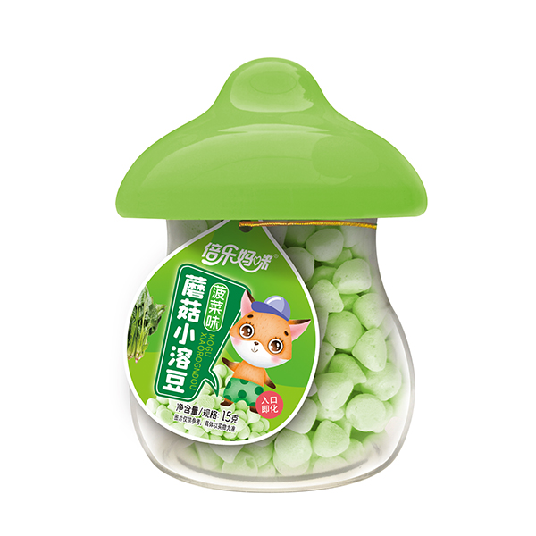倍樂(lè)媽咪蘑菇小溶豆-菠菜味