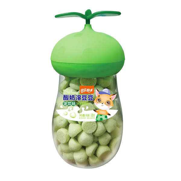 倍樂(lè)媽咪酸奶溶豆豆-樹(shù)葉罐菠菜味