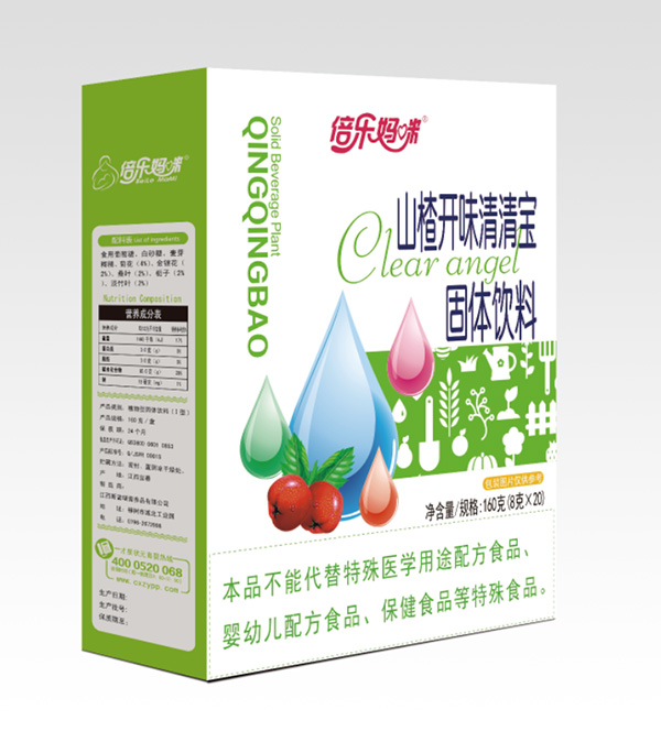 倍樂(lè)媽咪山楂清清寶160克盒裝