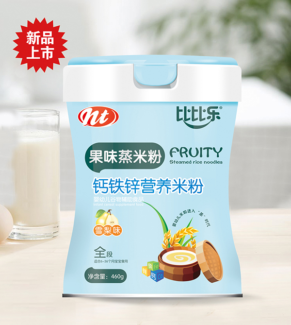 比比樂(lè)鈣鐵鋅果味蒸米粉  聽(tīng)裝