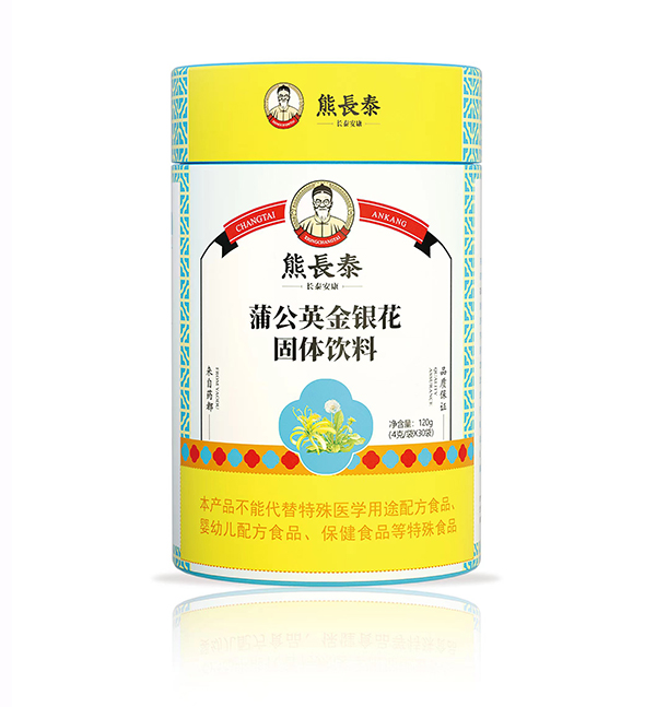 熊長(zhǎng)泰蒲公英金銀花固體飲料