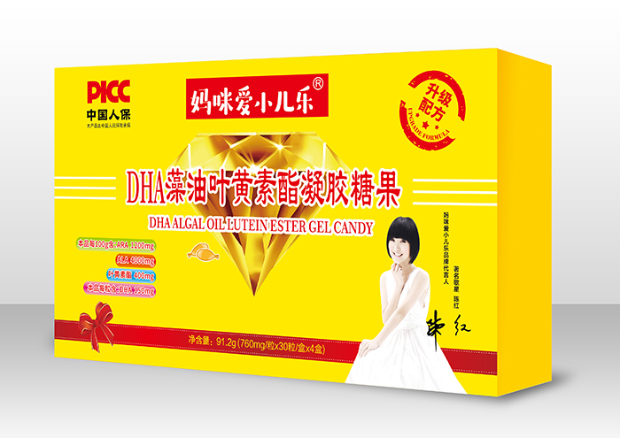 媽咪愛(ài)小兒樂(lè)DHA藻油葉黃素酯凝膠糖果