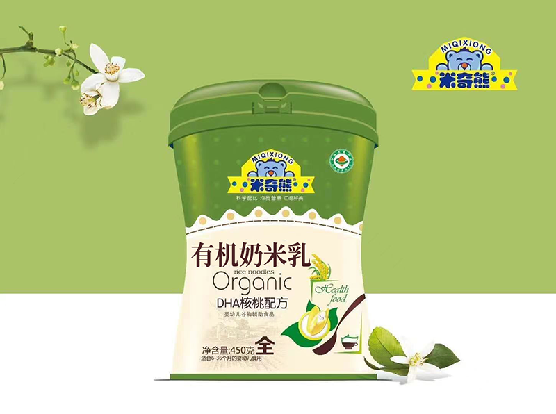 米奇熊有機(jī)奶米乳 DHA核桃配方