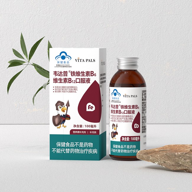 韋達(dá)普鐵維生素B6維生素B12口服液