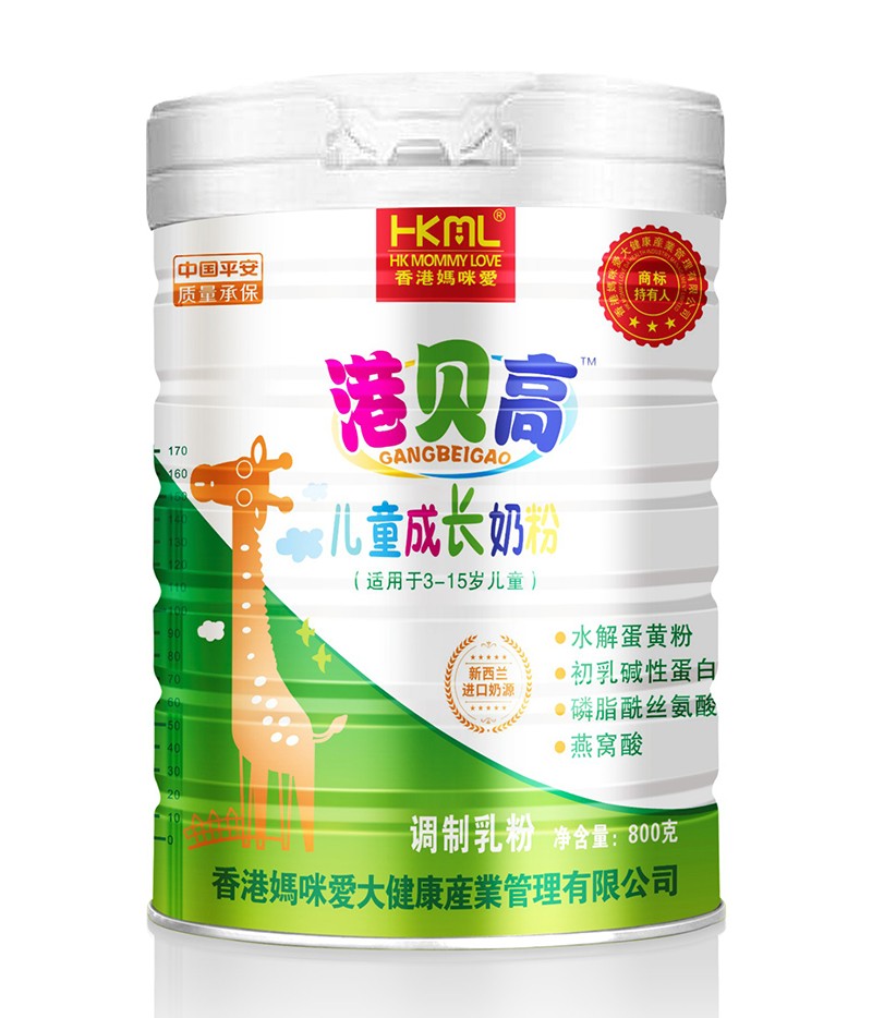 香港媽咪愛港貝高兒童成長(zhǎng)奶粉
