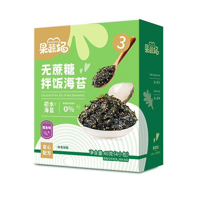 果蔬妃無(wú)蔗糖拌飯海苔 鱈魚味