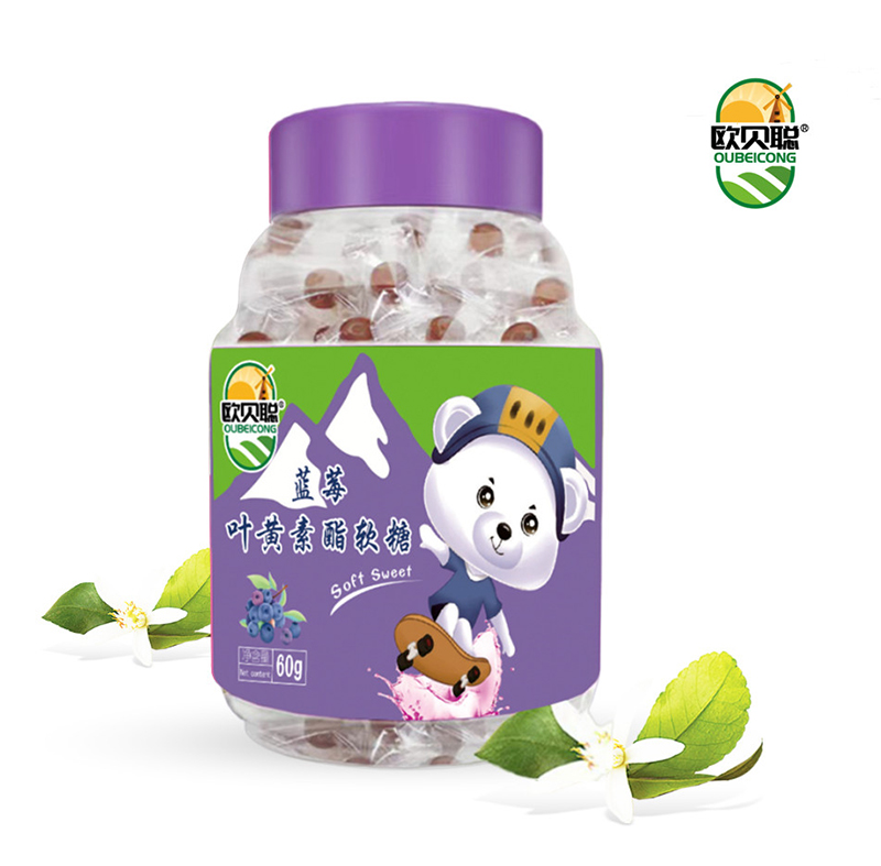 歐貝聰藍莓葉黃素酯軟糖
