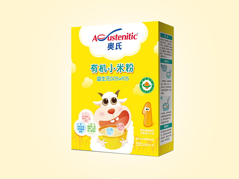 奧氏益生元有機(jī)小米粉 225克盒裝