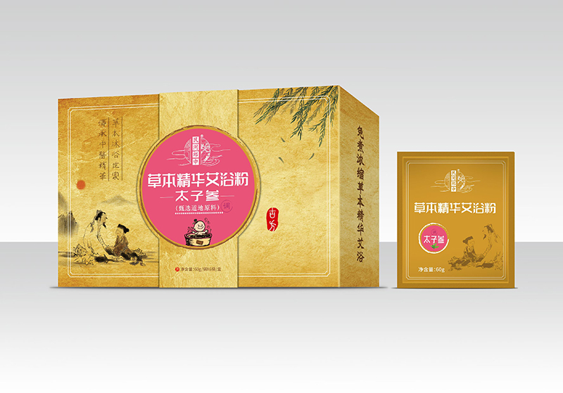 民間郎中草本精華艾浴粉-太子參