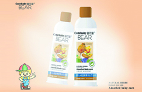 嬰可愛嬰兒草本浴液